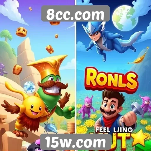 Comparativo entre jogos populares do 8cc.com